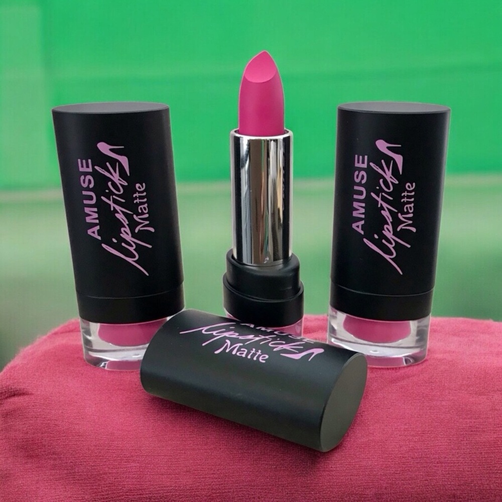 🆕3pcs Amuse Matte Lipstick